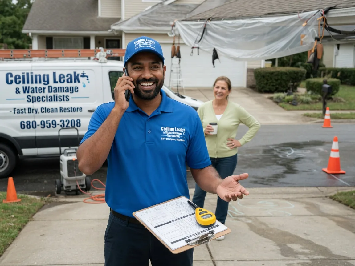 Ceiling Leak Cleanup Holton, KS FAQs